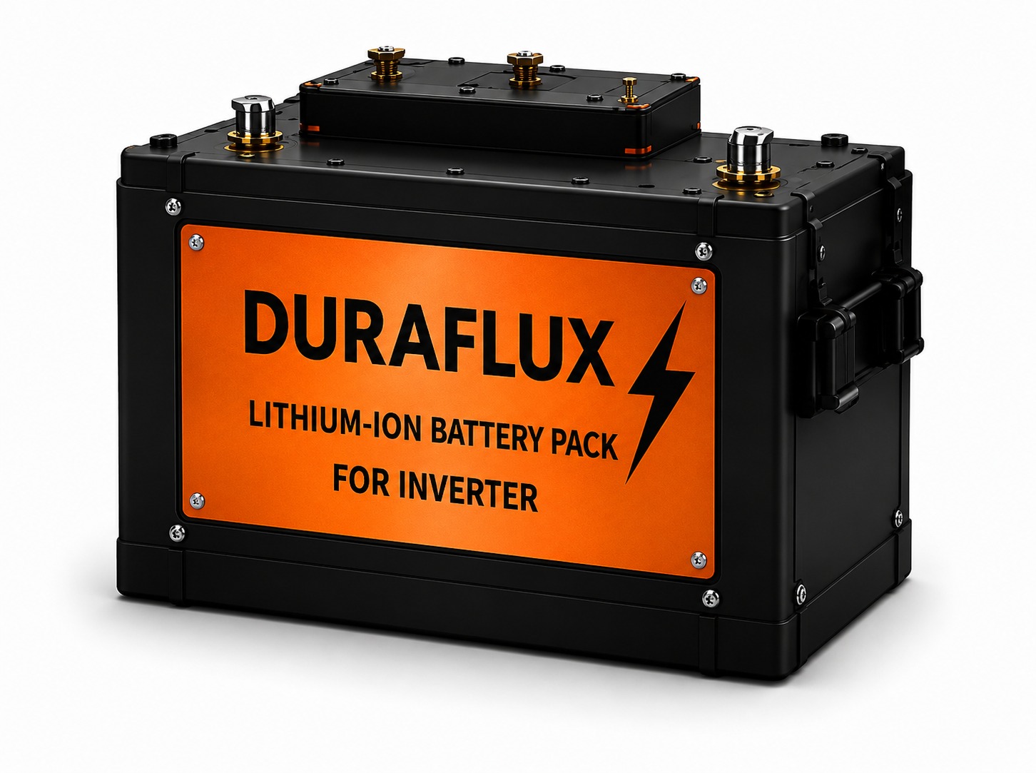 DuraFlux lithium-ion battery pack for home inverters